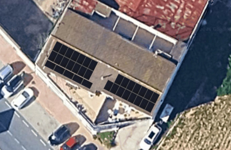 Commercial roof in Benissa — full coverage